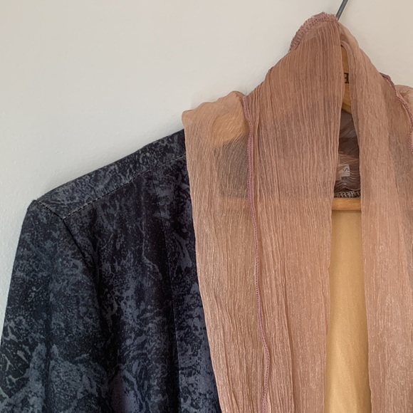 LONGLINE Jacket City Scape Simply Couture Women’s Long Sleeve Size Small - Picture 15 of 15